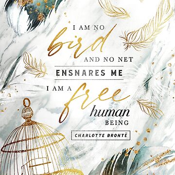 Artwork thumbnail, I am no bird by Stella Bookish Art