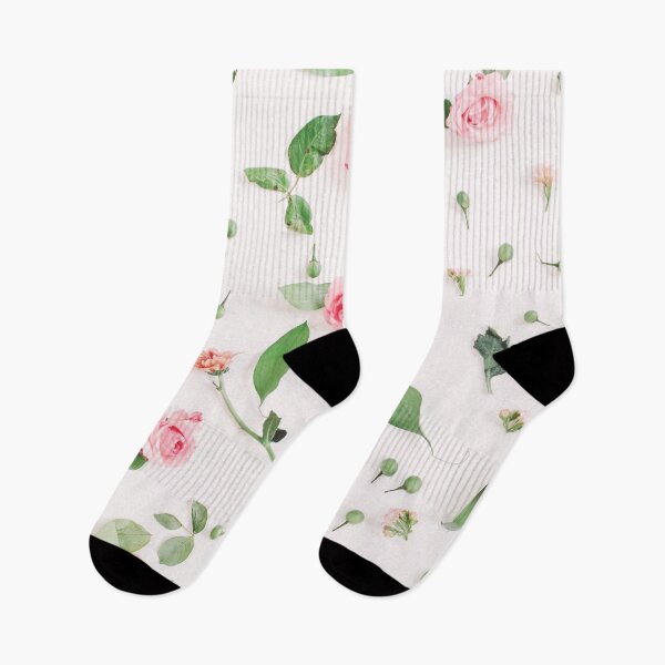 Item preview, White Pink Green Floral designed and sold by Reyu ..