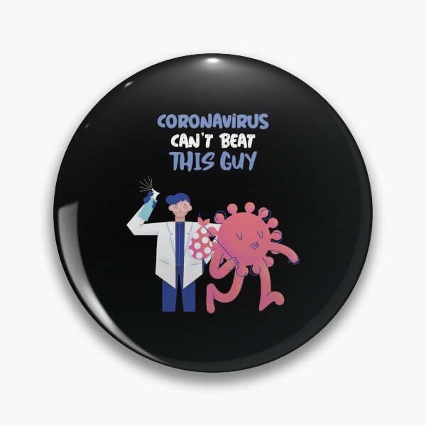Item preview, Disinfect Coronavirus can't beat this guy health-care worker appreciation designed and sold by javes93.