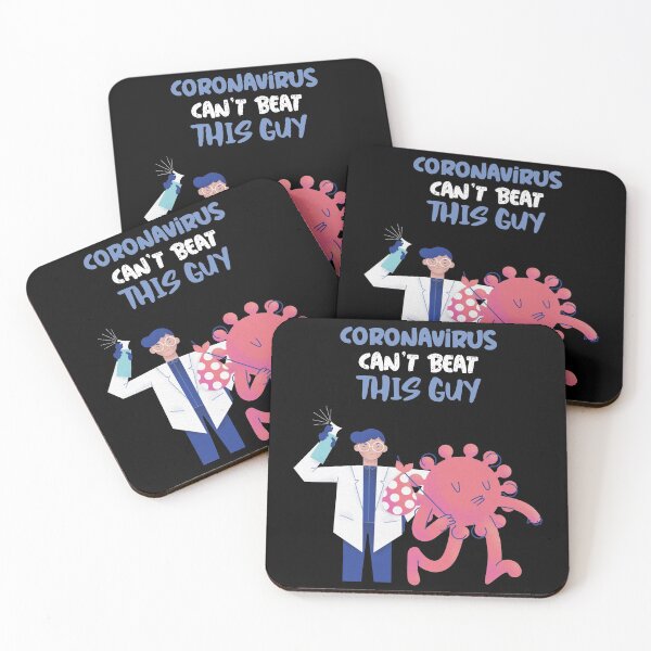 Item preview, Disinfect Coronavirus can't beat this guy health-care worker appreciation designed and sold by javes93.