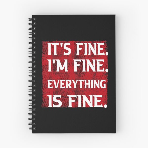 Item preview, It's fine i'm fine everything is fine,gift for teen,Introvert Shirt, Workout Shirt designed and sold by delkh07.