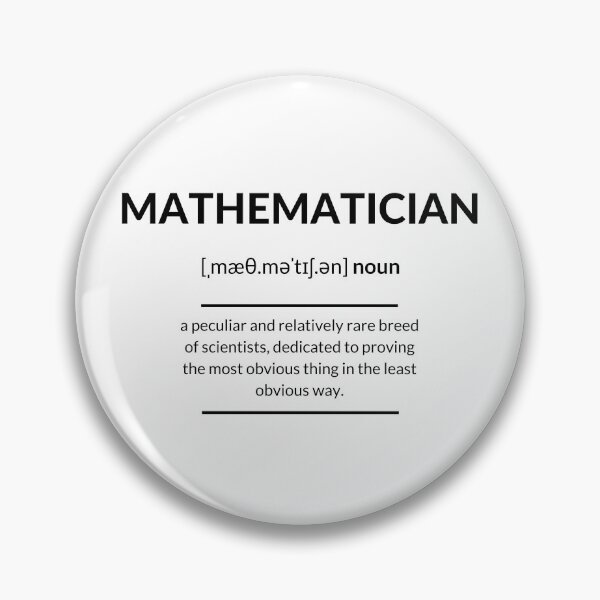 Item preview, Mathematician Definition | Dictionary Collection designed and sold by Designschmiede.