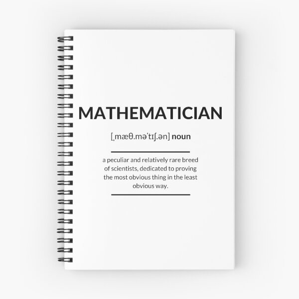 Item preview, Mathematician Definition | Dictionary Collection designed and sold by Designschmiede.