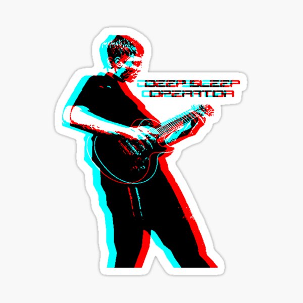Deep Sleep Operator Guitarist Sticker