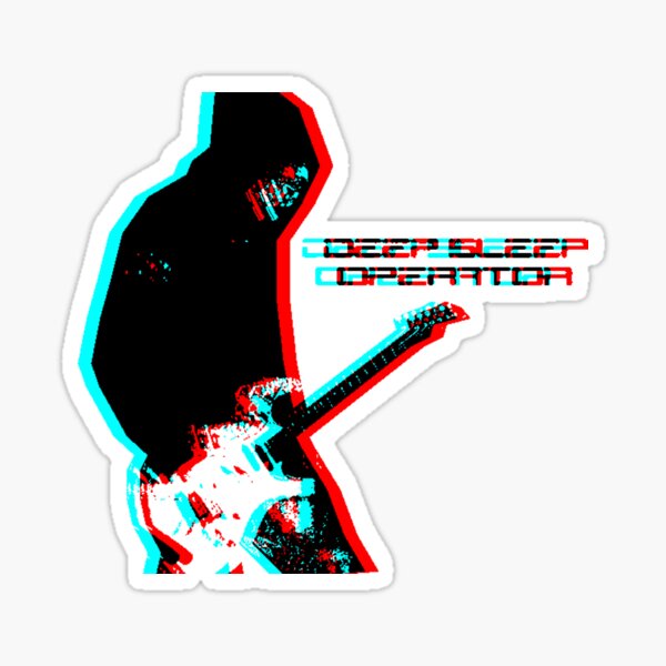 Deep Sleep Operator Singer Sticker