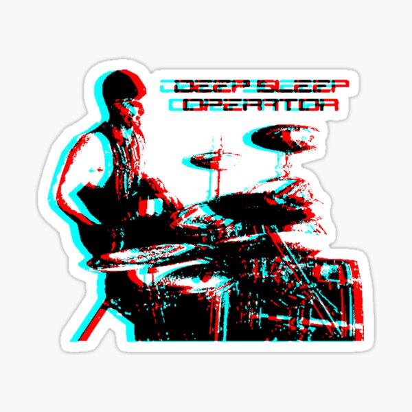 Deep Sleep Operator Drummer Sticker