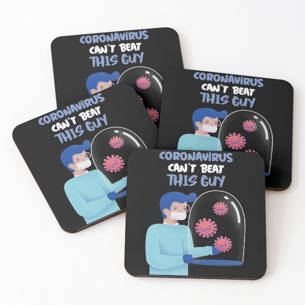Item preview, Cute Captured and Contained Coronavirus can't beat this guy health-care worker appreciation designed and sold by javes93.