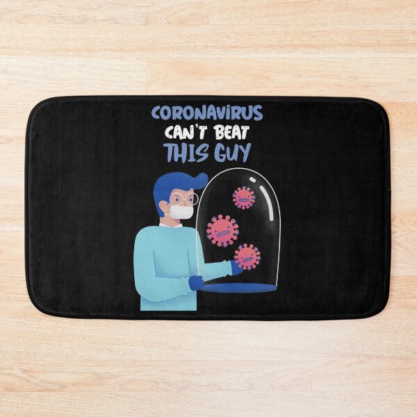 Item preview, Cute Captured and Contained Coronavirus can't beat this guy health-care worker appreciation designed and sold by javes93.