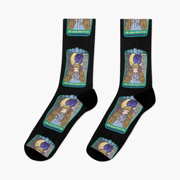 Item preview, The High Priestess - Cute Kawaii Anime Tarot Shirt designed and sold by biNutz.