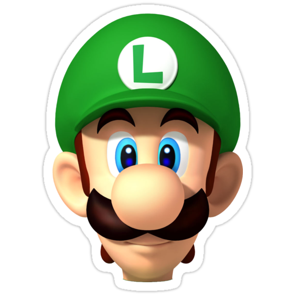 Luigi Stickers By Brettus Redbubble