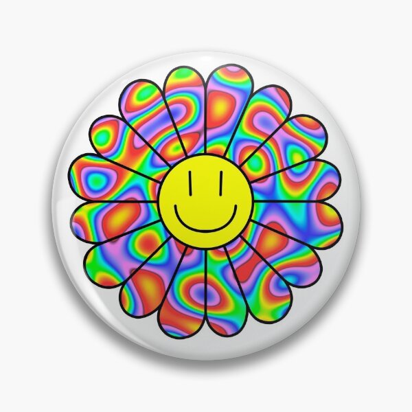 Item preview, Psychedelic Smiley Face Daisy designed and sold by Rachelpatris.