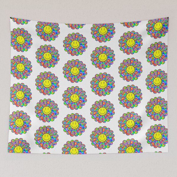 Item preview, Psychedelic Smiley Face Daisy designed and sold by Rachelpatris.