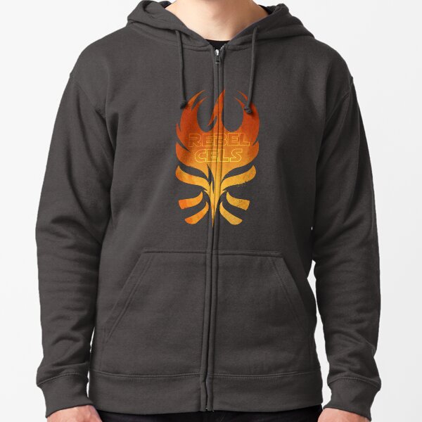 The Rebels Podcast Phoenix Flame Zipped Hoodie