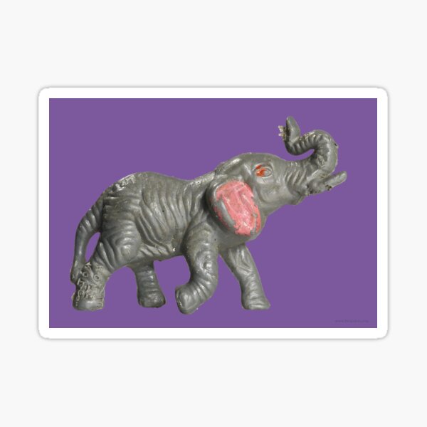 PLASTIC FANTASTIC: Elephant Sticker