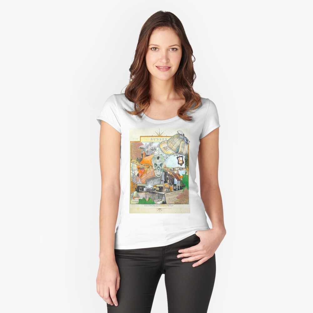 Item preview, Fitted Scoop T-Shirt designed and sold by mxpublishing.