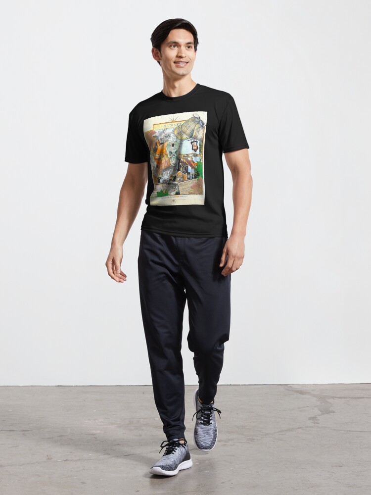 Thumbnail 5 of 7, Active T-Shirt, Art of Sherlock Helander 2 designed and sold by mxpublishing.
