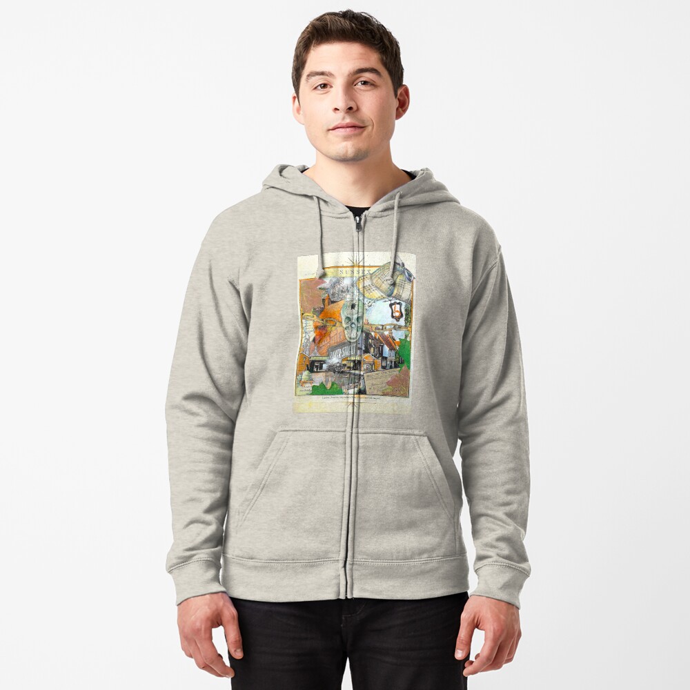 Item preview, Zipped Hoodie designed and sold by mxpublishing.