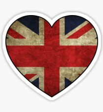 British at Heart Sticker