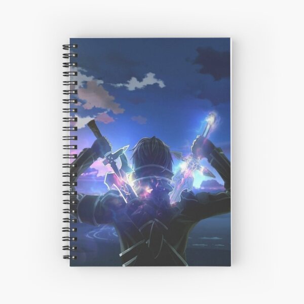 Arte de espada en línea Cuaderno de espiral