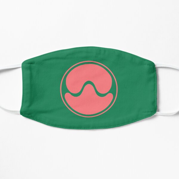 Gaga Planet Chromatica logo (Pink/Green) Flat Mask