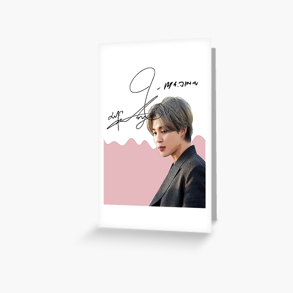 ＷＥＢ限定カラー有 BTS Jimin ジミン 直筆サイン入り Autographed