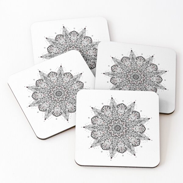Item preview, Heart mandala by LilouInk designed and sold by lilouink.