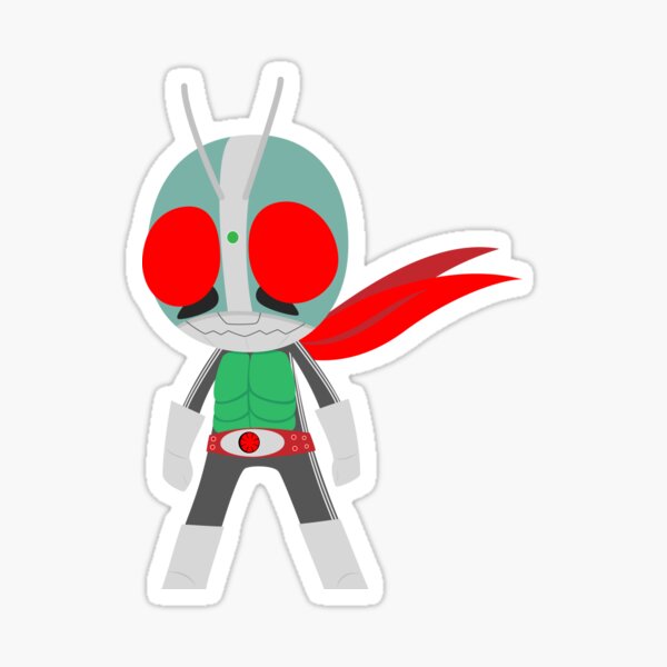 "Kamen Rider Shin Ichigo" Sticker by jamienoguchi | Redbubble