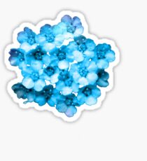 Many Blue Flowers Sticker