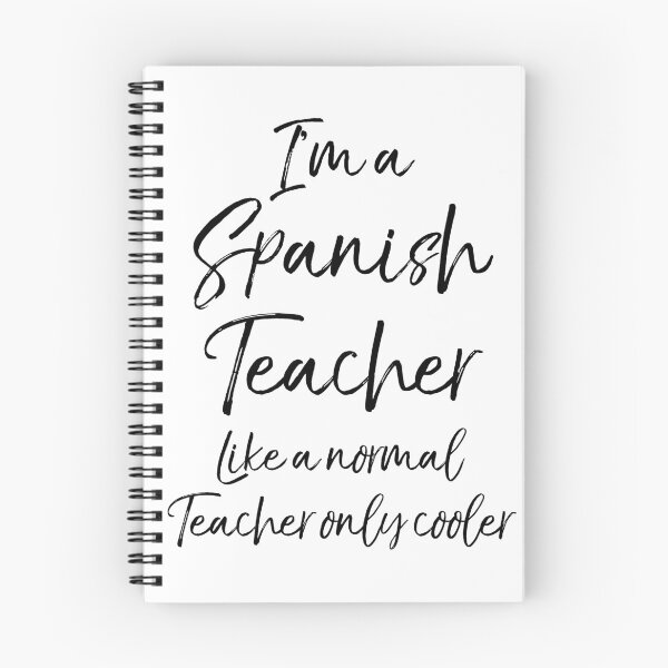 Item preview, I'm a Spanish Teacher Like a Normal Teacher Only Cooler Teaching Quote designed and sold by TNDesignStudio.