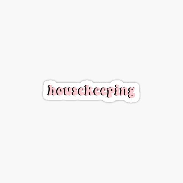 Item preview, Outer Banks Housekeeping Pink designed and sold by Sabrina Manni.