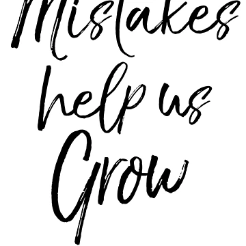 Vorschaubild zum Design Mistakes Help Us Grow Teaching Quote von TNDesignStudio