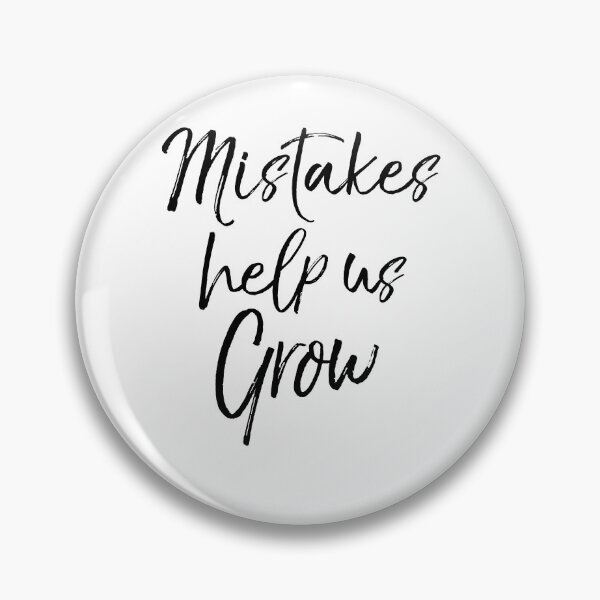 Artikelvorschau, Mistakes Help Us Grow Teaching Quote entworfen und verkauft von TNDesignStudio.