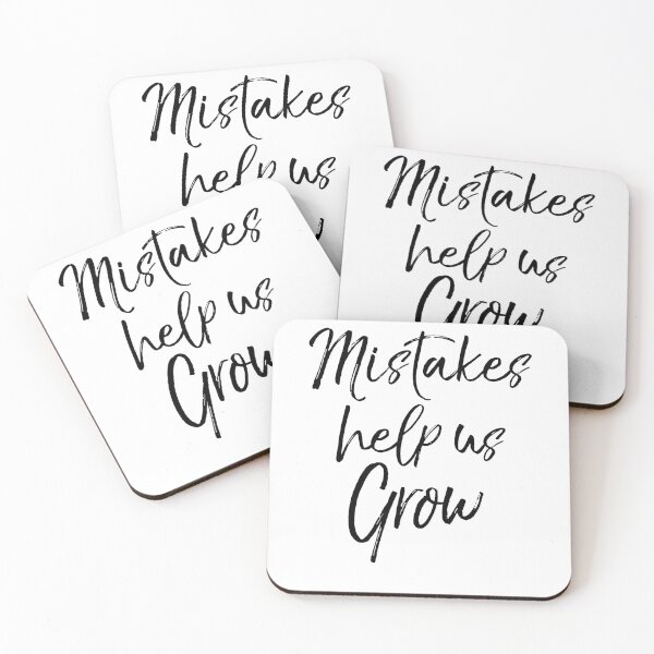 Item preview, Mistakes Help Us Grow Teaching Quote designed and sold by TNDesignStudio.