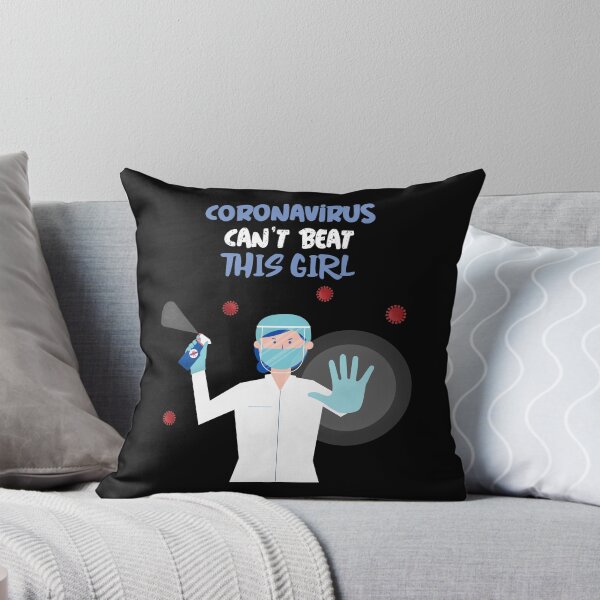 Item preview, Disinfect Coronavirus can't beat this Girl health-care worker appreciation designed and sold by javes93.
