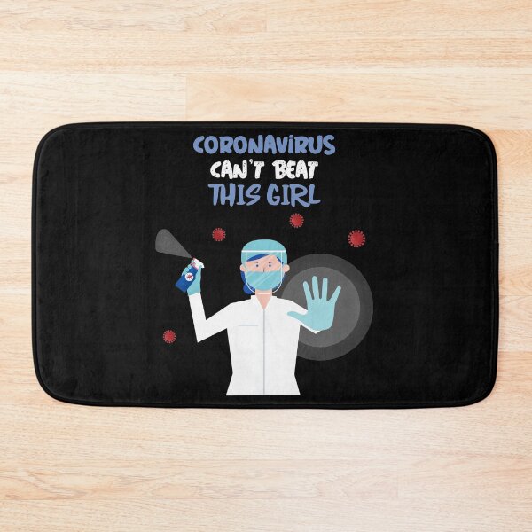 Item preview, Disinfect Coronavirus can't beat this Girl health-care worker appreciation designed and sold by javes93.