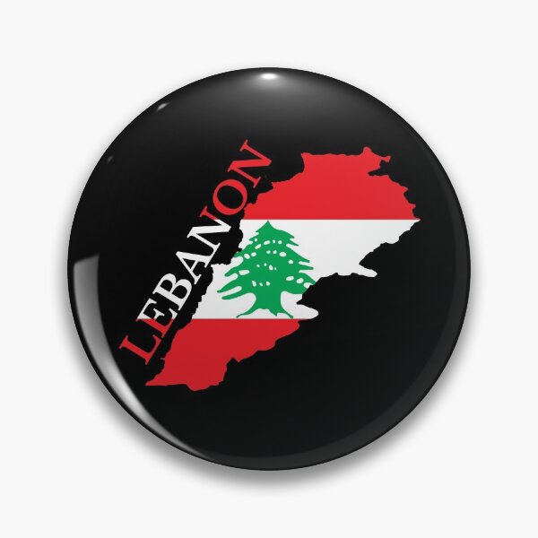 Artikelvorschau, Libanon Flagge Karte entworfen und verkauft von marosharaf.
