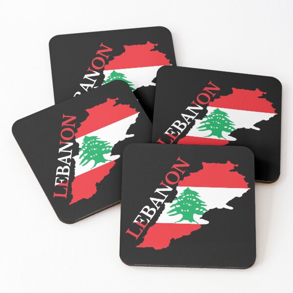 Artikelvorschau, Libanon Flagge Karte entworfen und verkauft von marosharaf.