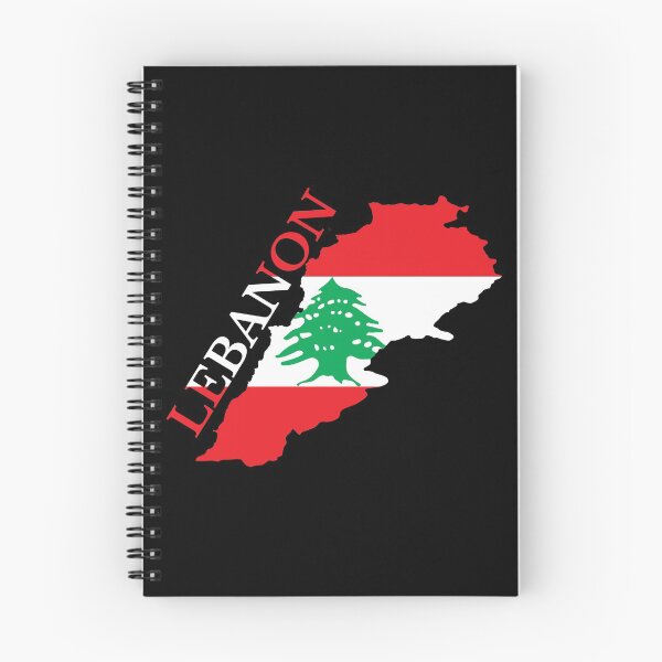 Artikelvorschau, Libanon Flagge Karte entworfen und verkauft von marosharaf.