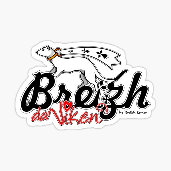 Aperçu de l'œuvre Breizh da viken (la Bretagne pour toujours) créée et vendue par Breizh-Korser.