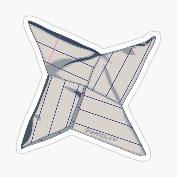 Paper Star Sticker