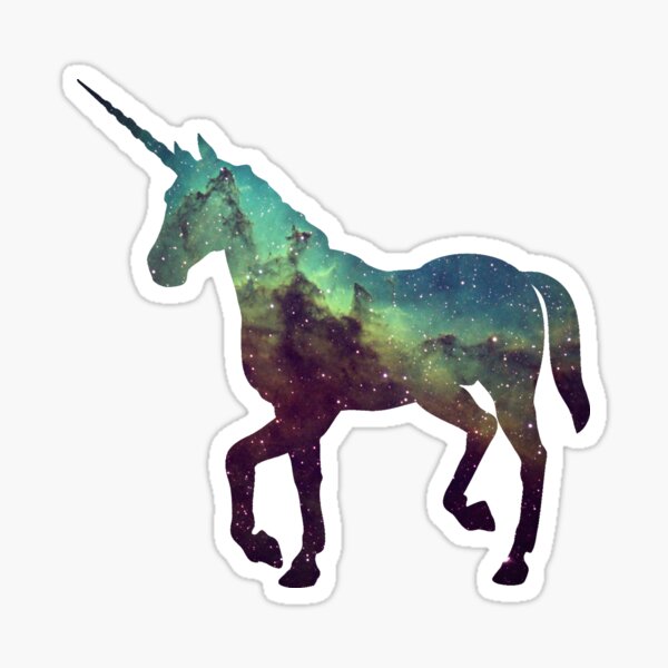 Space Unicorn Stickers Redbubble - roblox code space unicorn