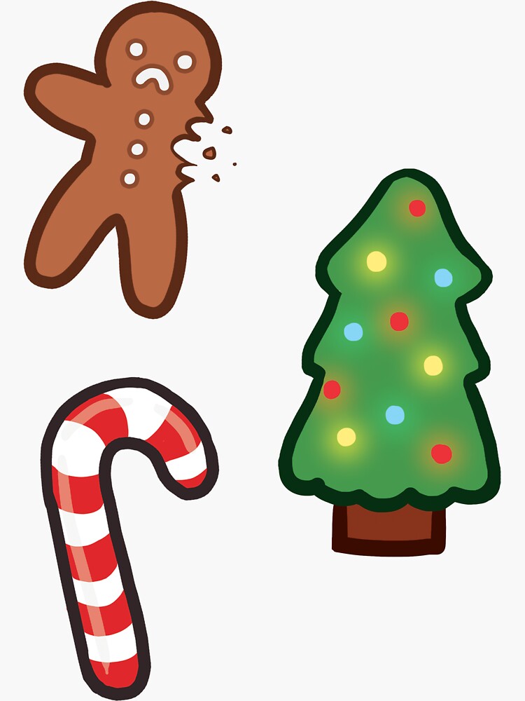 Candy Cane Stickers Redbubble