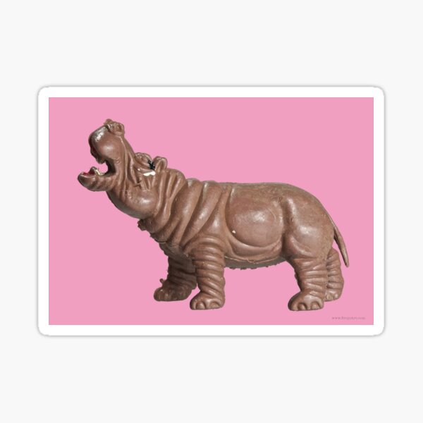 PLASTIC FANTASTIC: Hippo Sticker