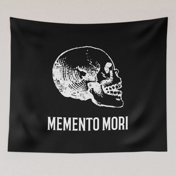 Item preview, Memento Mori Remember Death Macabre Skull design designed and sold by jakehughes2015.
