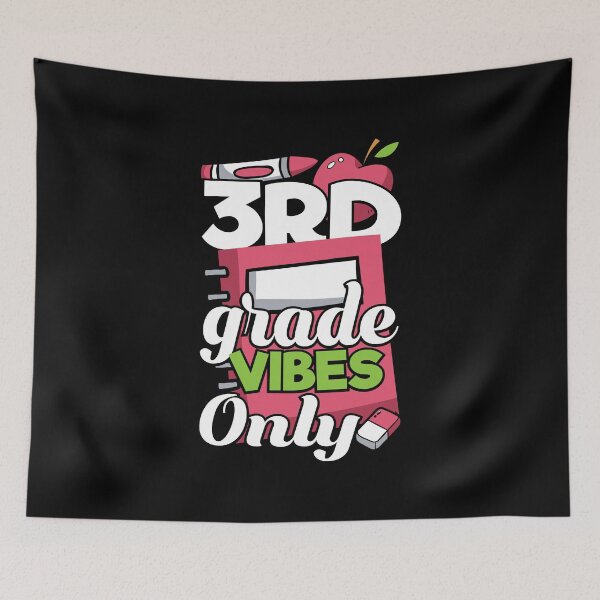 Item preview, 3rd Grade Vibes Funny Girl Boy Elementary School Student designed and sold by Tee Kaboom!.