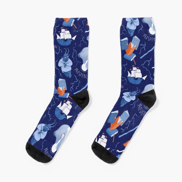 Shakespearean pattern -the Tempest Socks