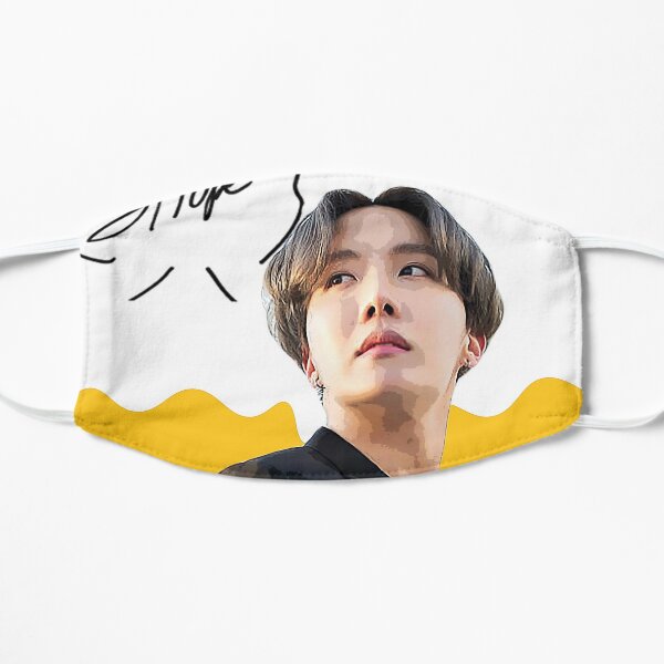 jhope yellow and black aesthetic  Mask for Sale by gminforever5