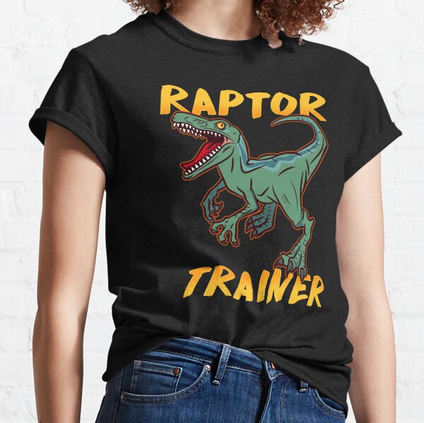 Kids Velicoraptor T-Shirt by Menagerie Of Mayhem Raptor Dinosaur Lover Tee Tshirt Top