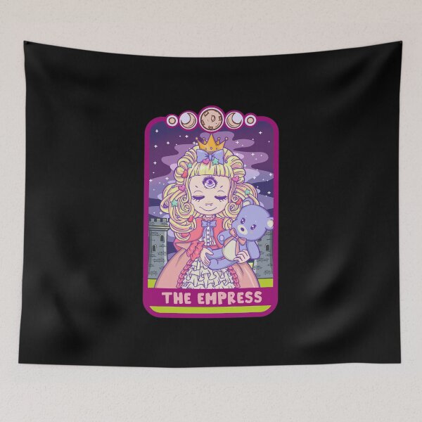 Item preview, The Empress - Cute Kawaii Anime Tarot Card T-Shirt designed and sold by biNutz.