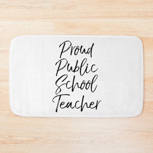 Item preview, Proud Public School Teacher Teaching Quote designed and sold by TNDesignStudio.